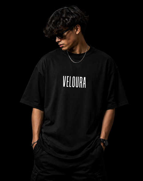VELOURA Gen Z High-Quality Streetwear Graphic T-Shirt 100% cotton fabric