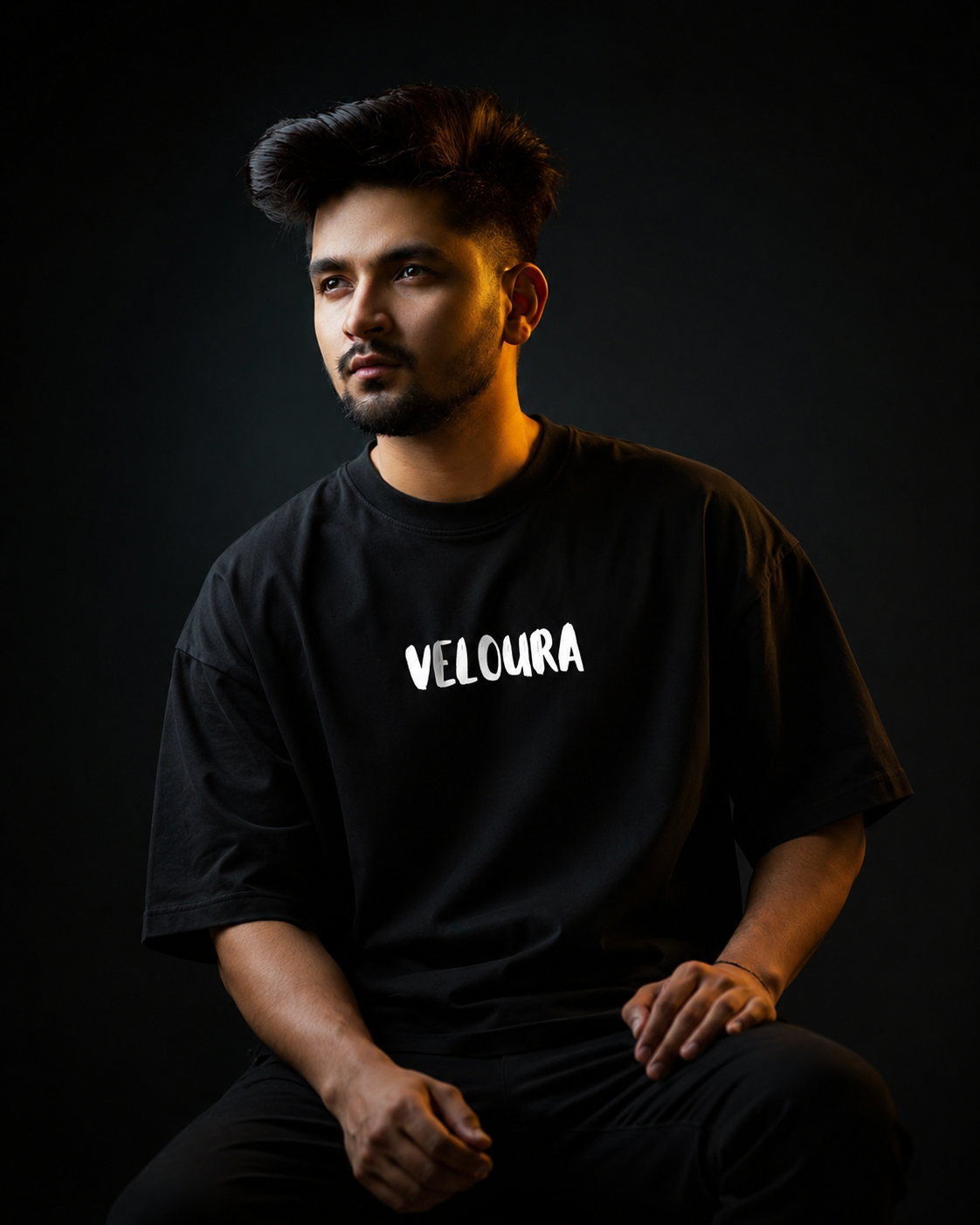 VELOURA Porsche Signature Oversized high quality Street T-Shirt