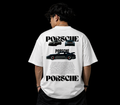VELOURA Porsche Signature Oversized high quality Street T-Shirt