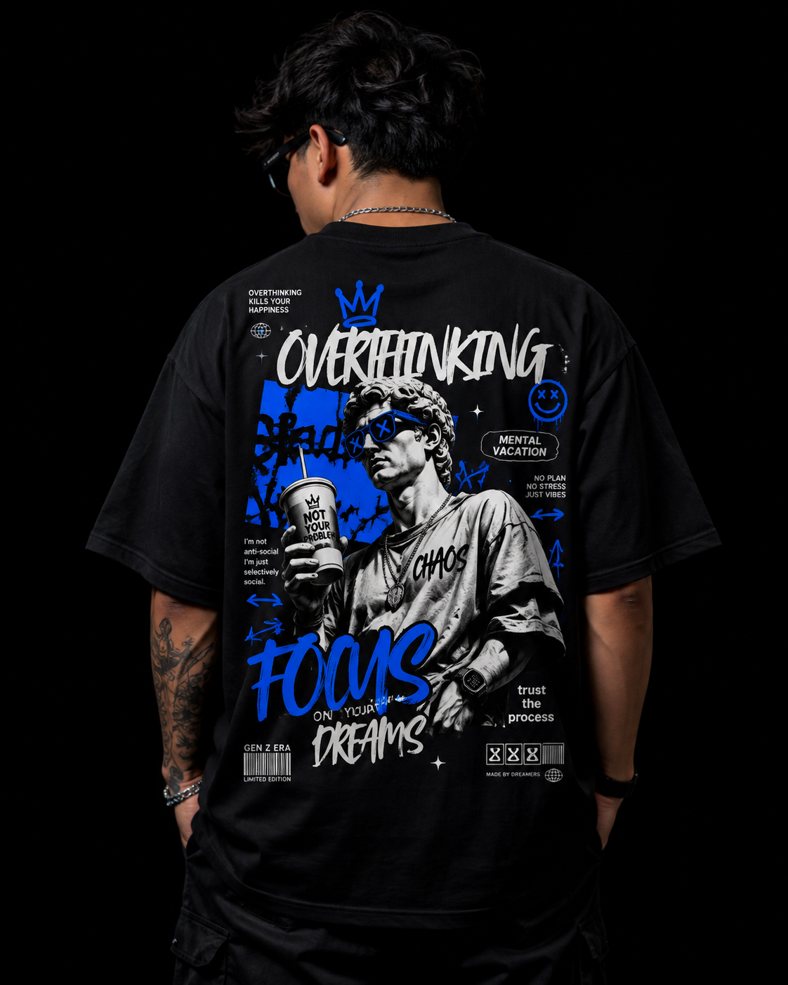 VELOURA Gen Z High-Quality Streetwear Graphic T-Shirt 100% cotton fabric